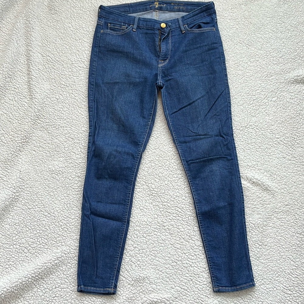 Seven for All Mankind High Waist Skinny jeans size 30
